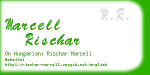 marcell rischar business card